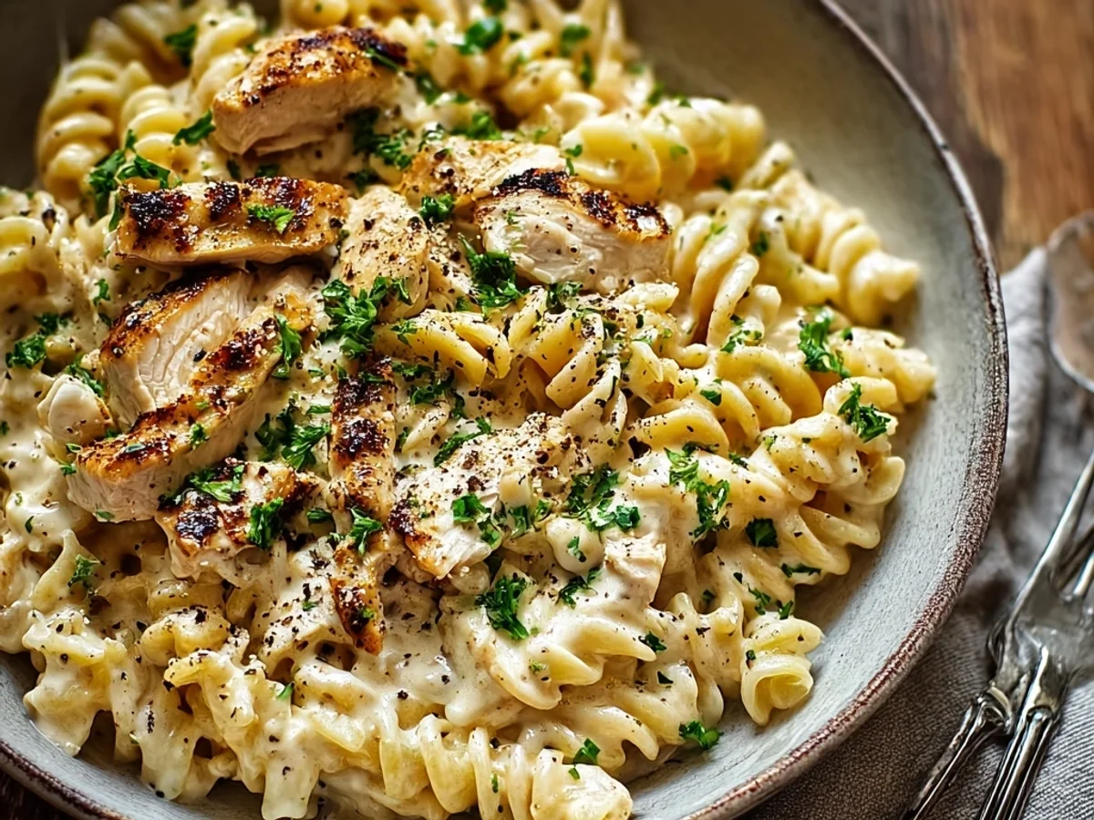 Creamy Rotisserie Chicken Pasta: Weeknight Wonder - Image 2