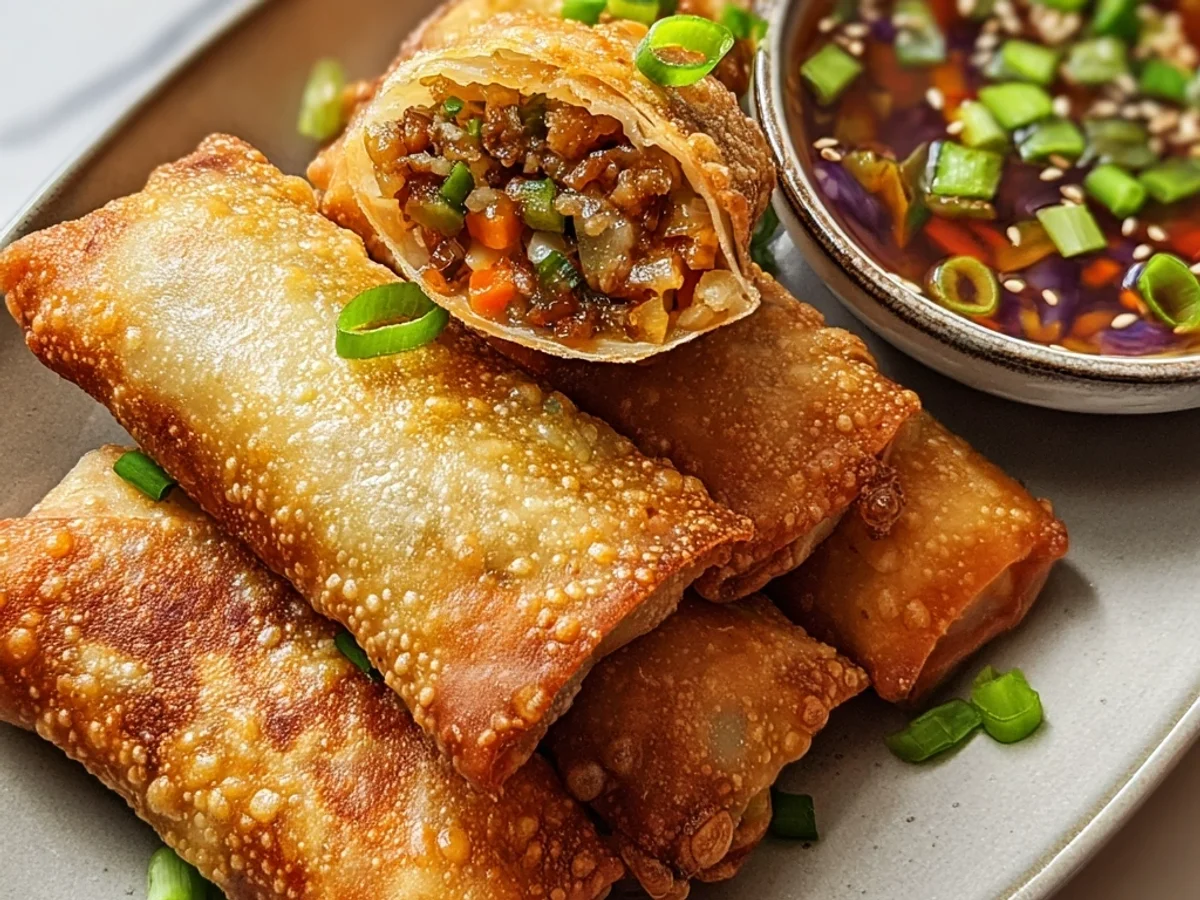 Crispy Air Fryer Egg Rolls: Easy Weeknight Crunch! - Image 1