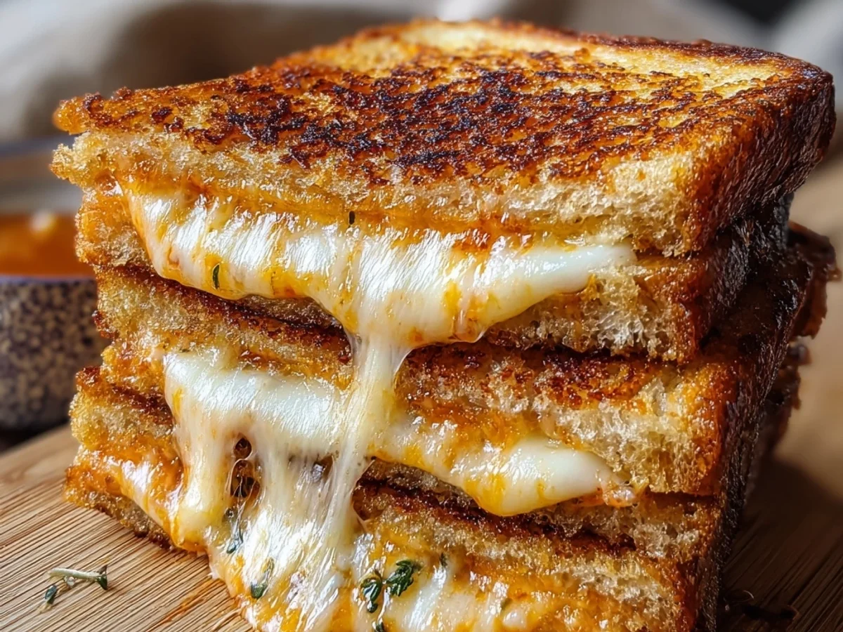 Crispy Air Fryer Grilled Cheese: Quick & Cheesy Comfort - Image 1