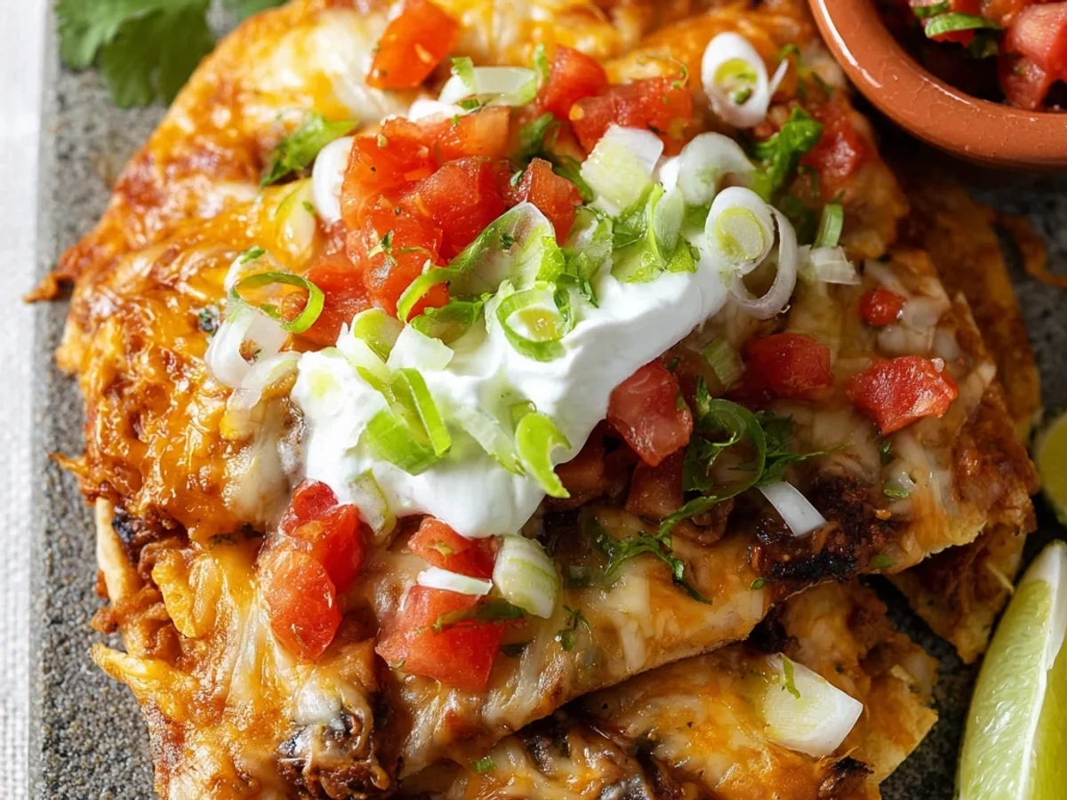 Crispy Air Fryer Mexican Pizza Recipe: Speedy Dinner Fun - Image 2