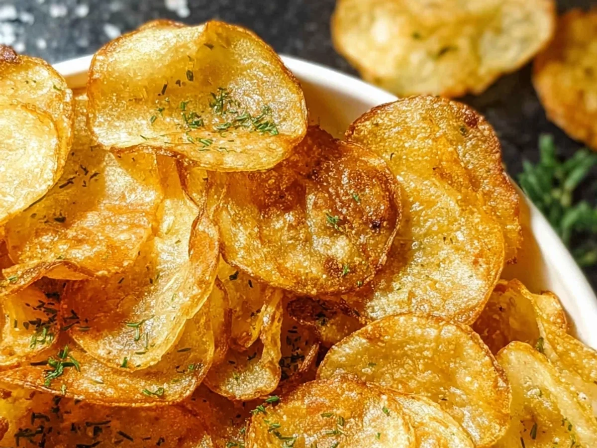 Crispy Air Fryer Potato Chips: A Homemade Snack Fix - Image 1