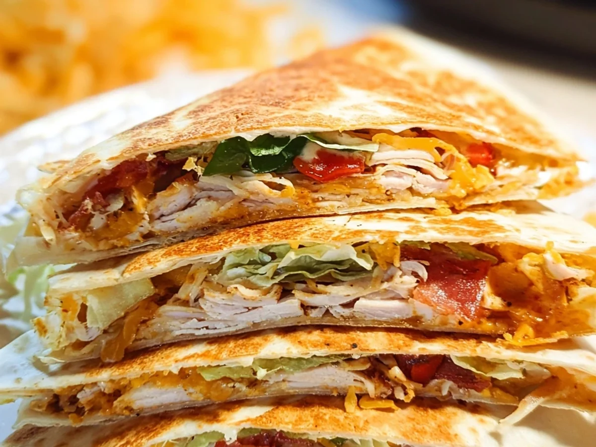 Crispy Air Fryer Ranch Crunchwrap: Chicken & Ham Feast - Image 2