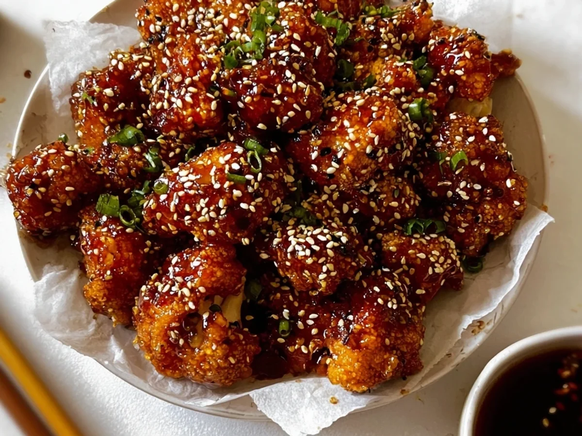 Crispy Air Fryer Sesame Cauliflower Wings: Sweet & Sticky - Image 2