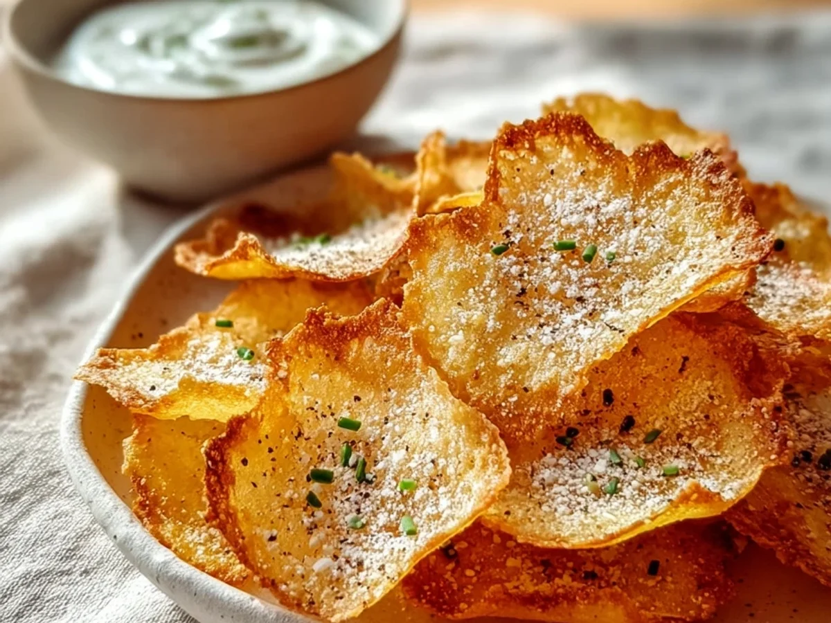Crispy Cottage Cheese Chips: Healthy Snack Hack - Image 1
