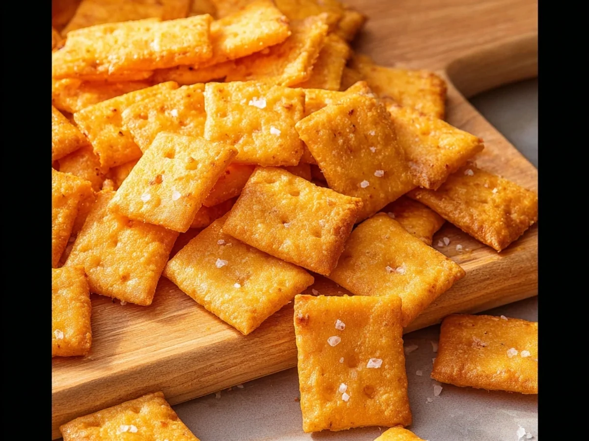 Crispy Homemade Cheez Its: Cheesy Crackers Recipe - Image 2