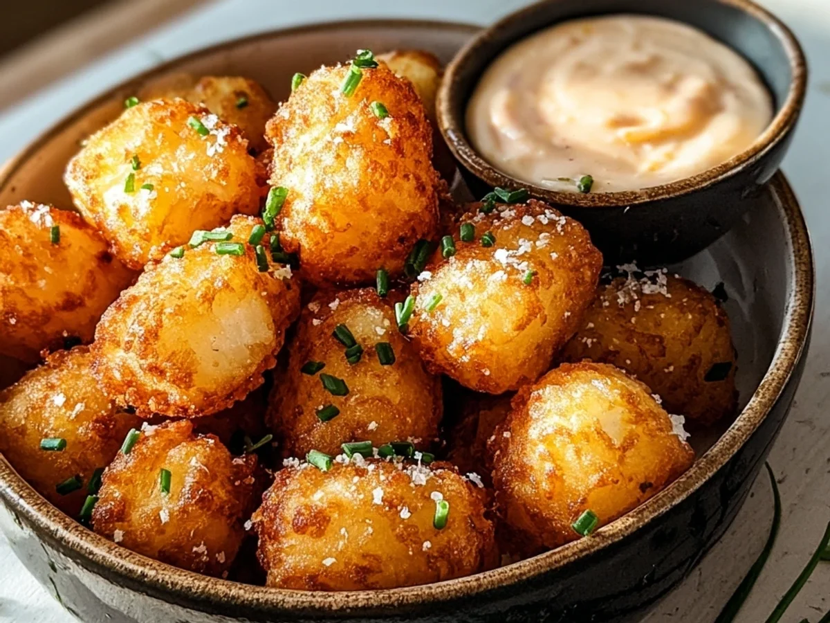 Crispy Two-Ingredient Cottage Cheese Tots: Simple & Quick - Image 1