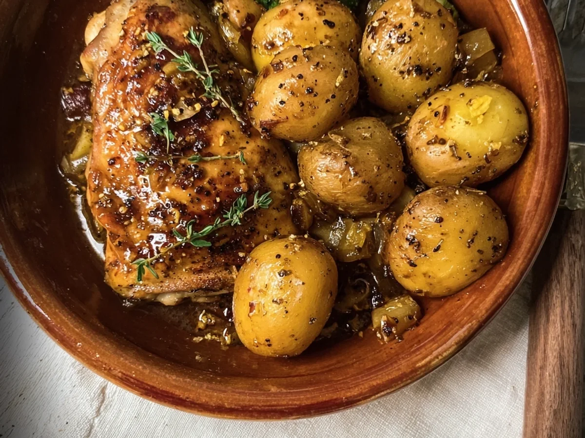Crockpot Lemon Chicken and Potatoes: Zesty, Tender Dinner - Image 2