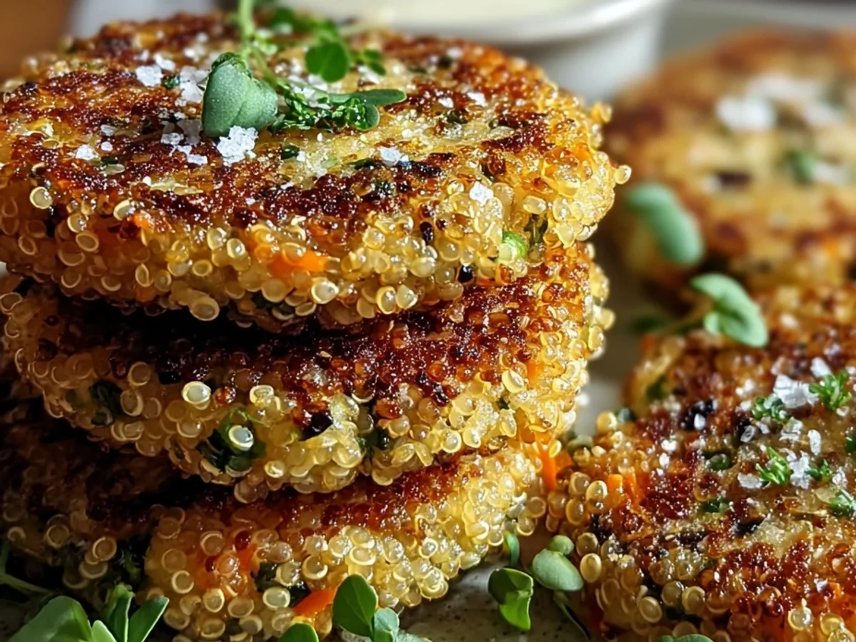 Crunchy Quinoa Veggie Patties: Easy & Flavorful Meal - Image 1