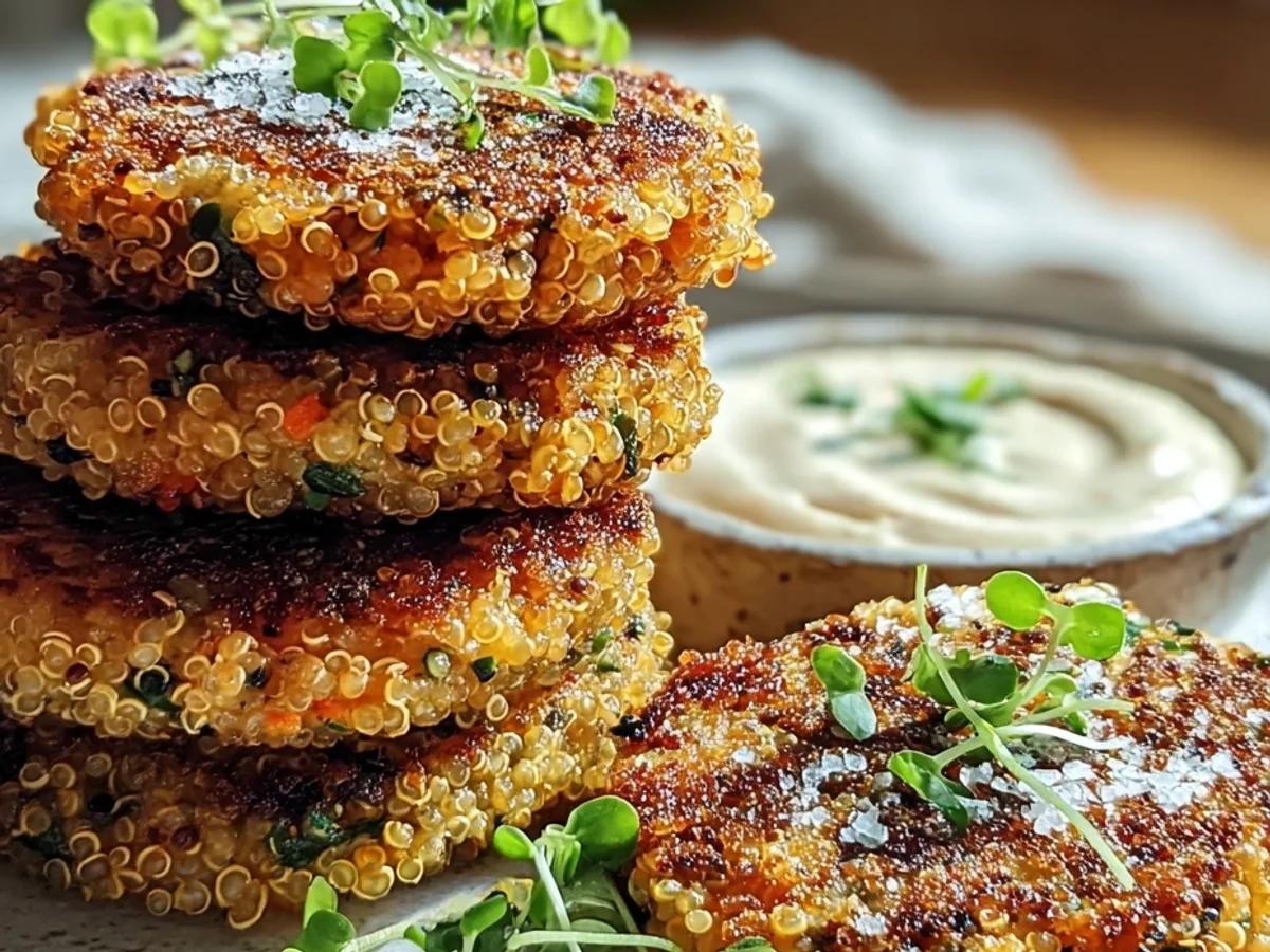 Crunchy Quinoa Veggie Patties: Easy & Flavorful Meal - Image 2