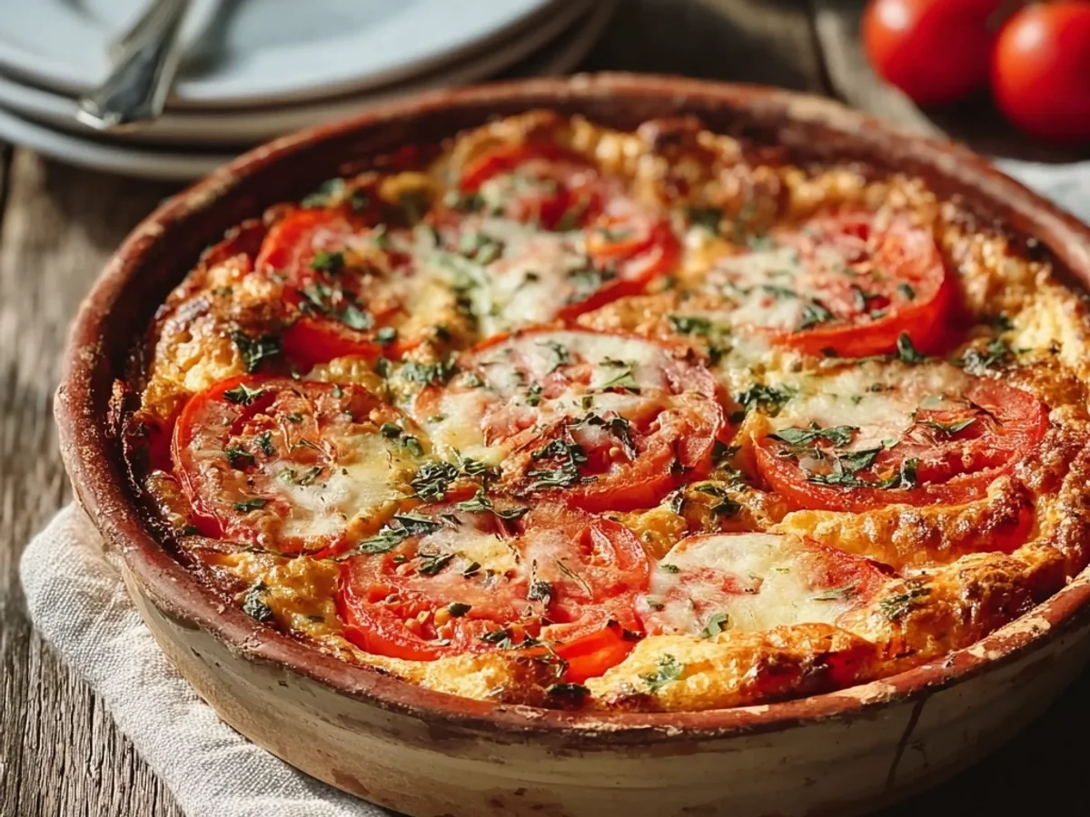 Crustless Tomato Pie Recipe: A Summer Garden Delight - Image 2