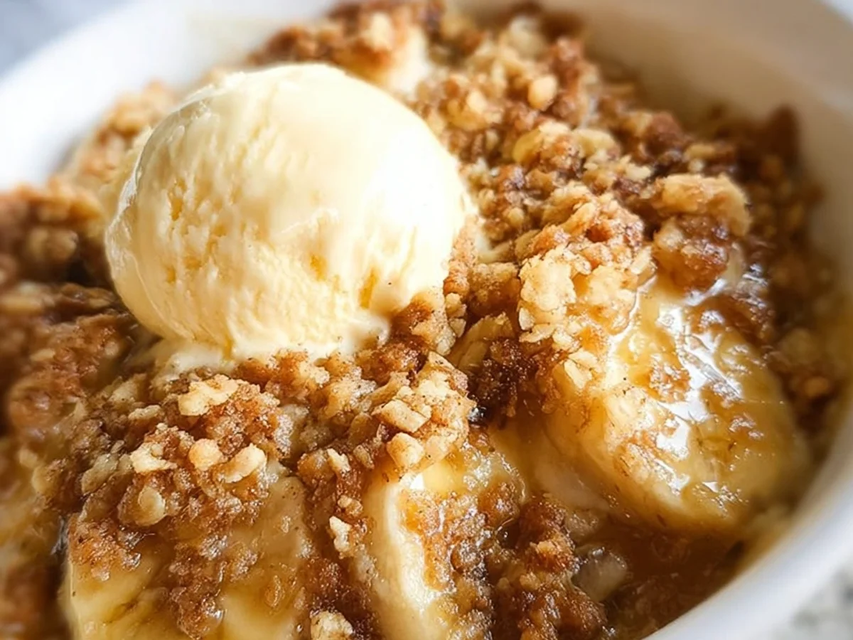Delicious Banana Crumble Dessert - Image 1