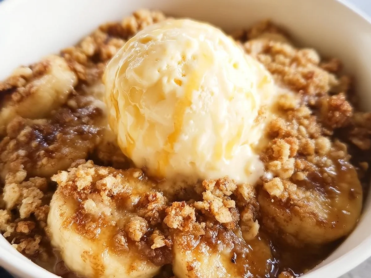 Delicious Banana Crumble Dessert - Image 2
