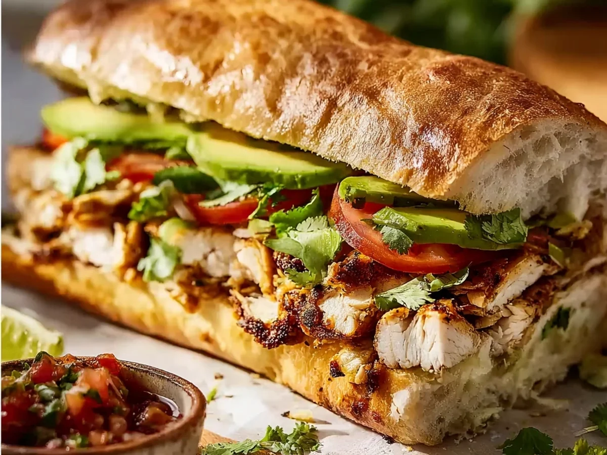 Delicious Chicken Torta Sandwich Recipe: Hearty & Flavorful - Image 2