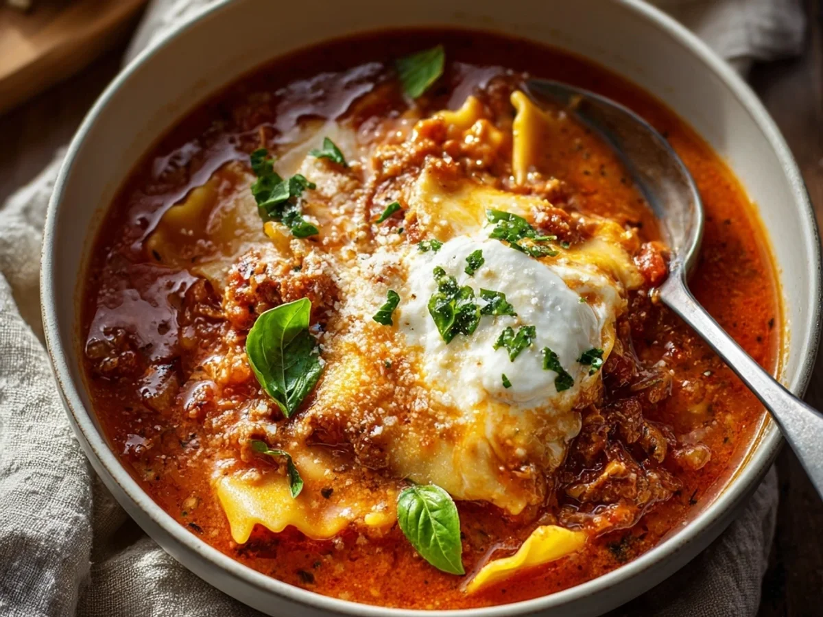 Delicious Lasagna Soup Recipe: A Hearty Weeknight Bowl - Image 2