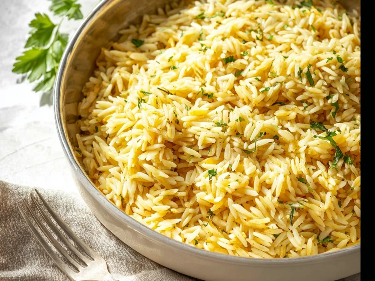 Delicious Orzo Rice Pilaf Recipe: My Weeknight Favorite - Image 1