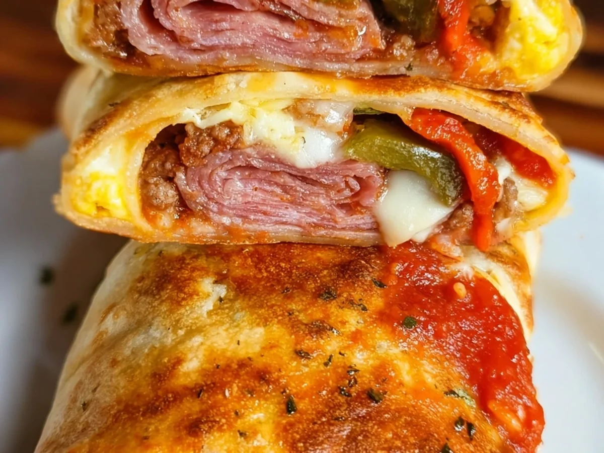 Easy Air Fryer Hot Italian Wraps: Speedy Weeknight Bites - Image 1