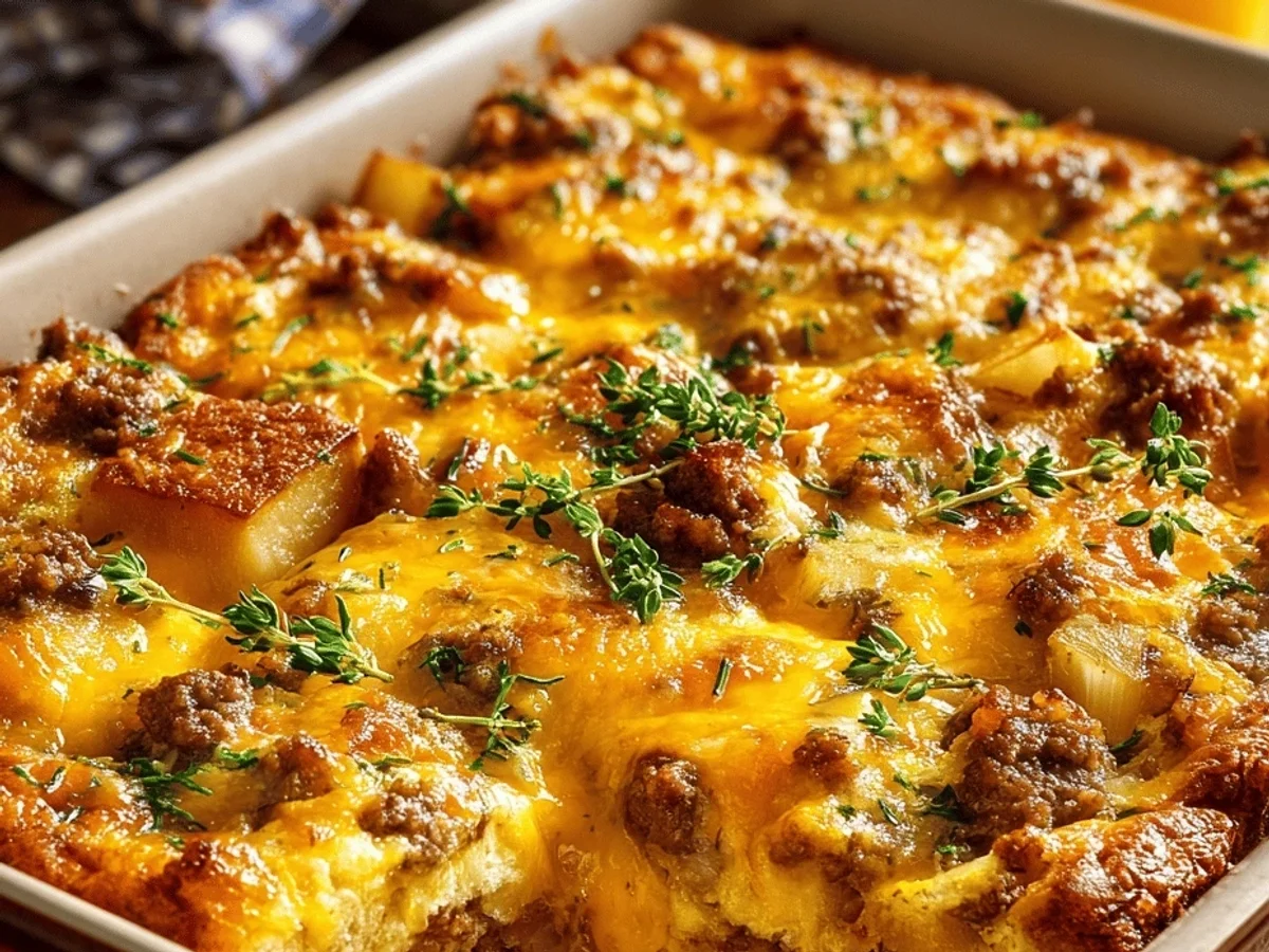 Easy Beef Breakfast Casserole: Weekend Brunch Done Right - Image 1