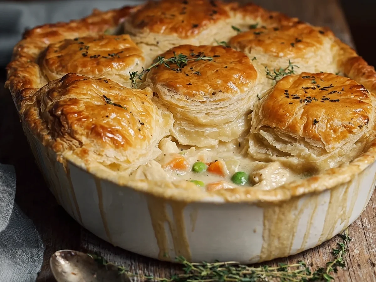 Easy Chicken Pot Pie Casserole: Homestyle Dinner Bliss - Image 2