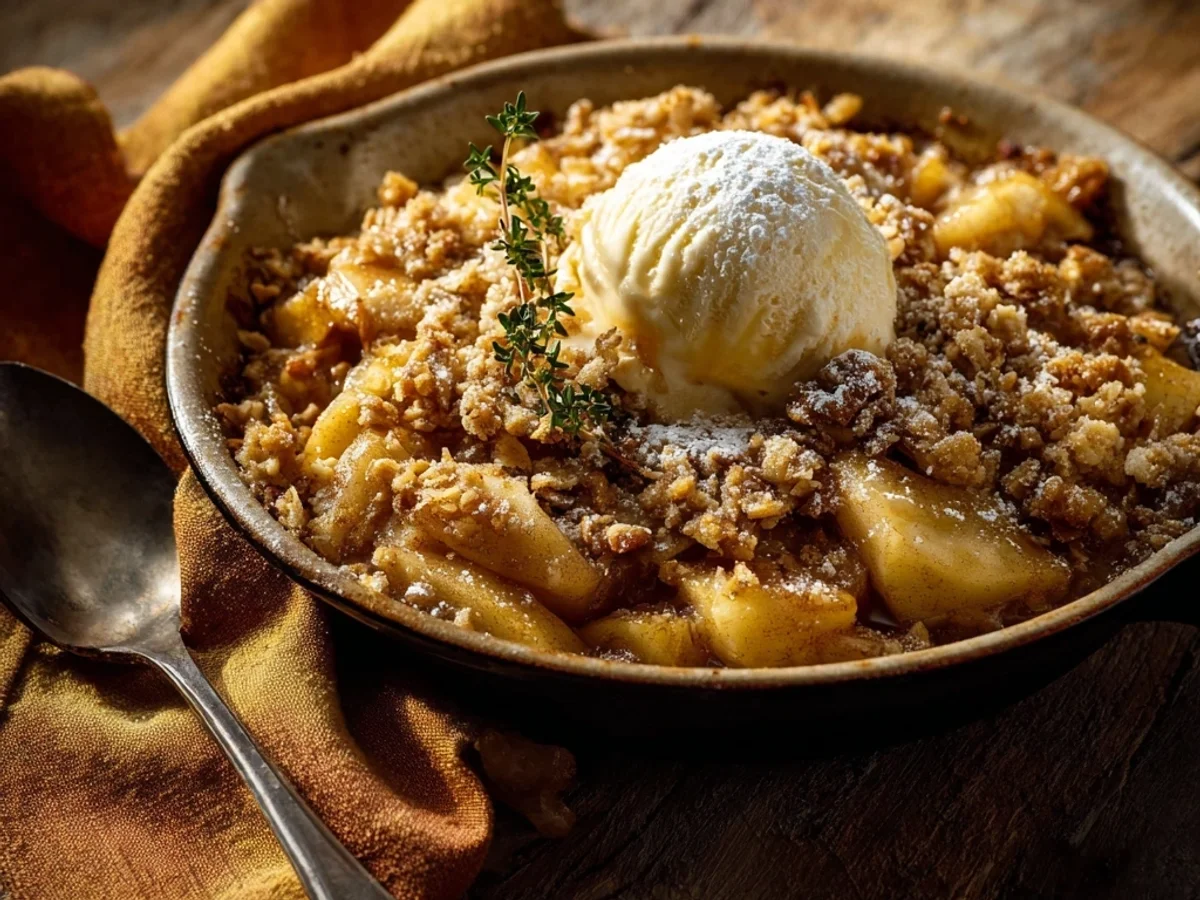 Easy Classic Apple Crisp: Warm Apples & Crunchy Oats - Image 1