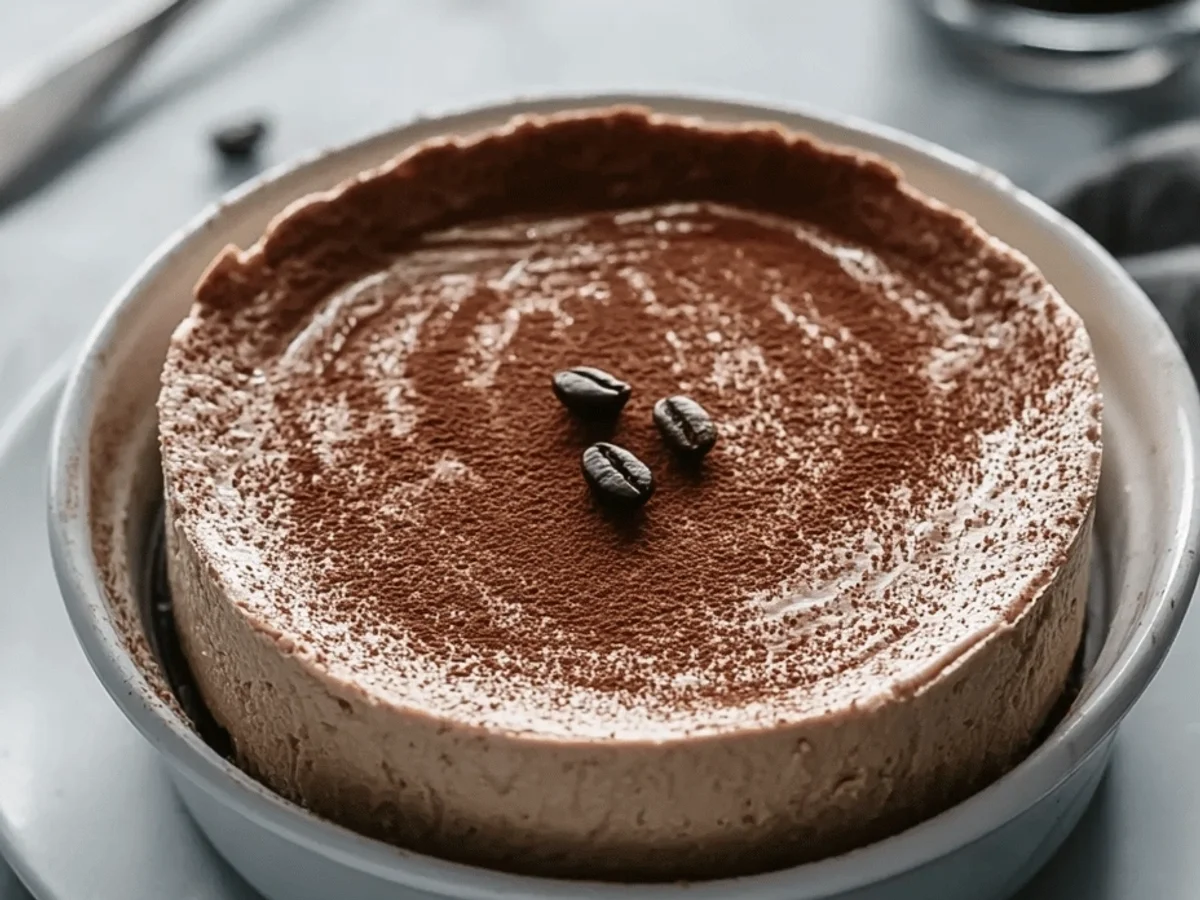 Easy Coffee Cheesecake Recipe: My Go-To Dessert! - Image 1