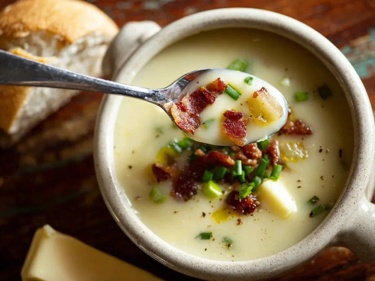 Easy Crockpot Potato Soup: Creamy & Simple Weeknight Comfort - Image 1