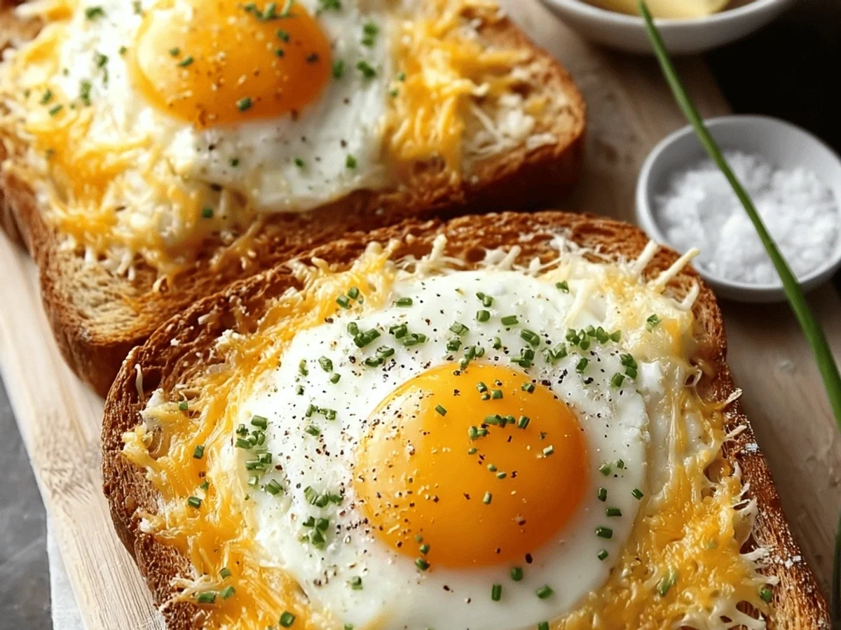 Easy Egg and Cheese Toasts: Breakfast Favorite - Image 1
