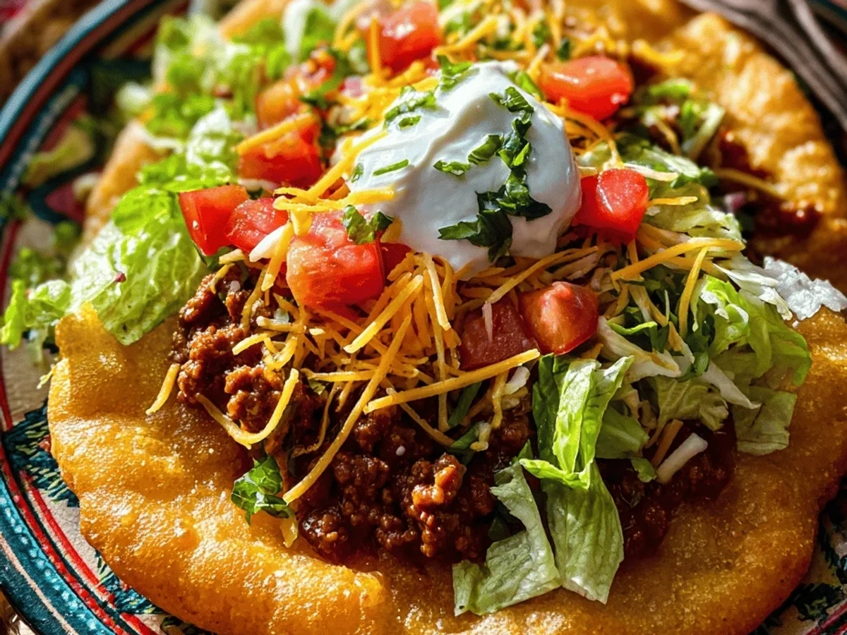 Easy Fry Bread Taco Recipe: A Family Favorite! - Image 1