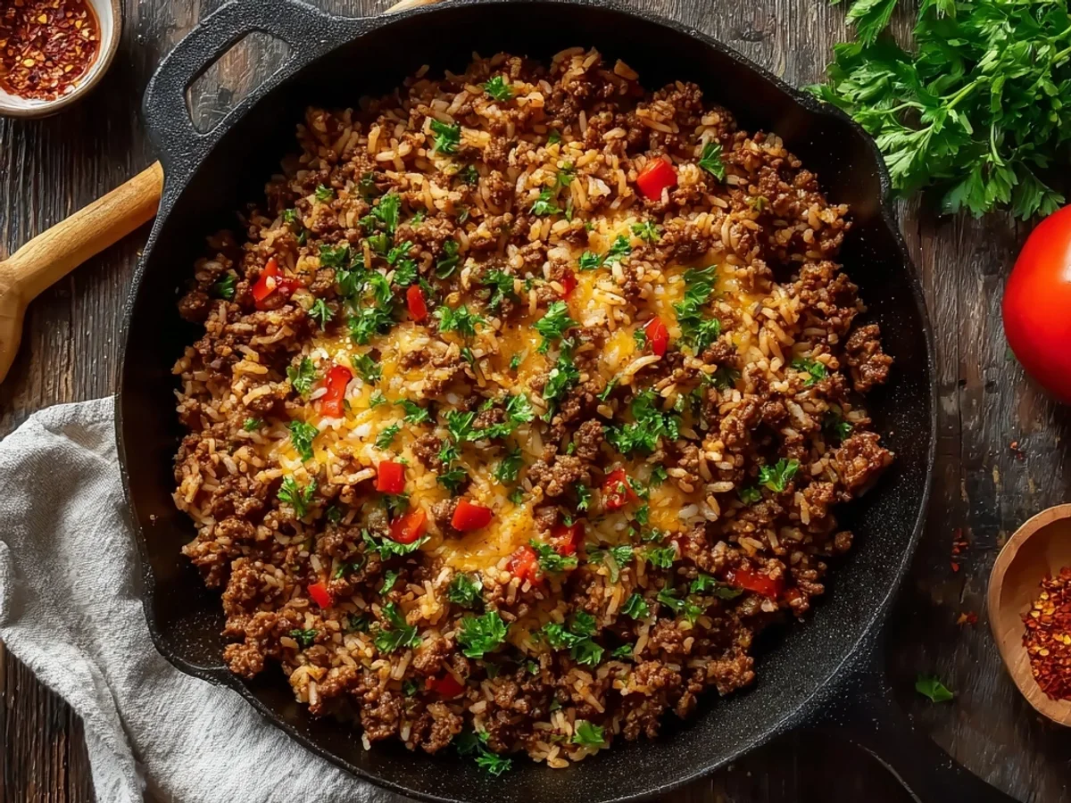 Easy Ground Beef and Rice Skillet for Busy Weeknights - Image 2