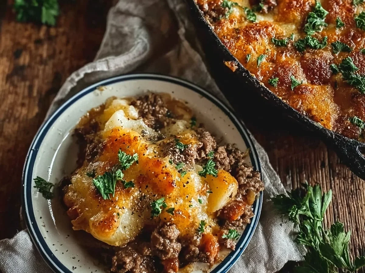 Easy Hobo Casserole with Ground Beef: Skillet Comfort - Image 1