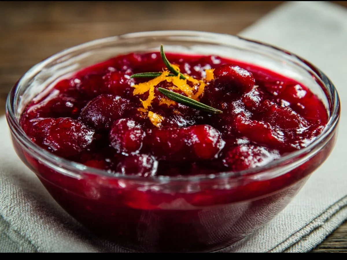 Easy Homemade Cranberry Sauce with Orange Zest - Image 1