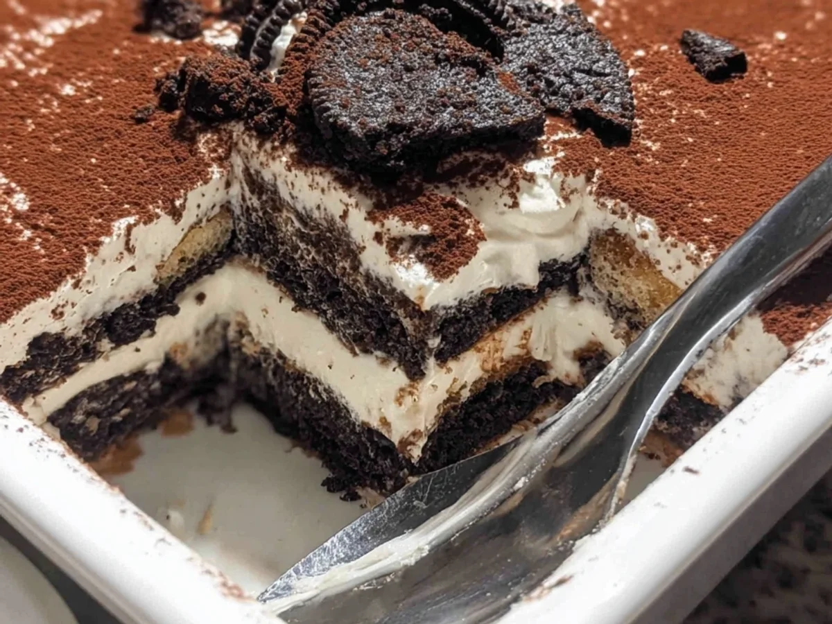 Easy Oreo Tiramisu: No-Bake Dessert Recipe - Image 2