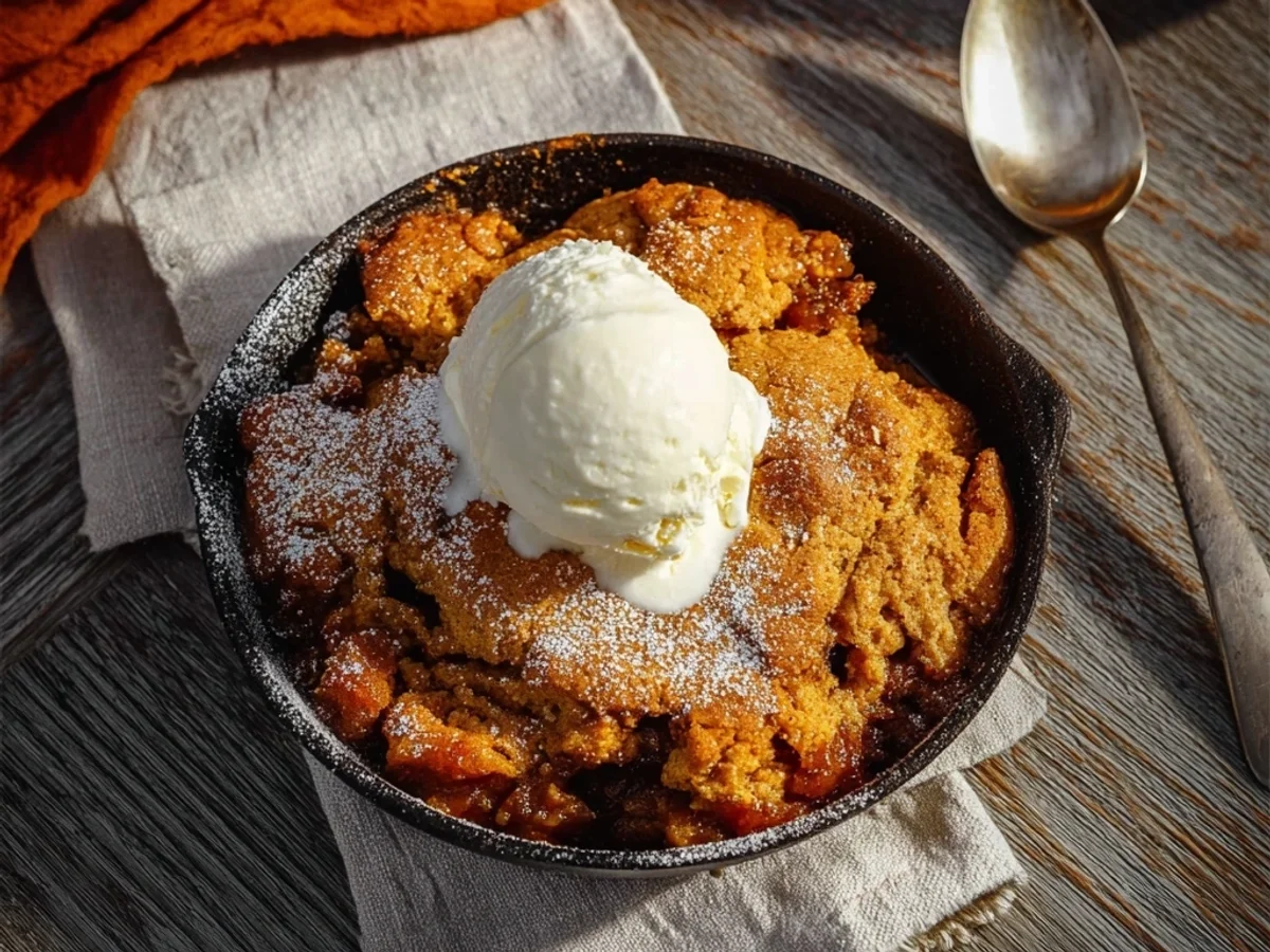 Easy Pumpkin Cobbler: Simple Spiced Fall Dessert - Image 1