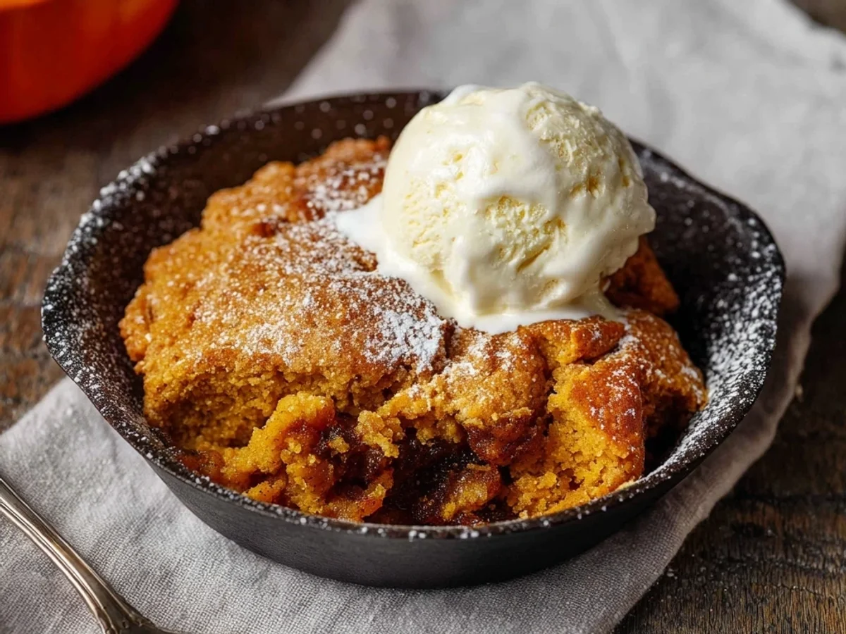 Easy Pumpkin Cobbler: Simple Spiced Fall Dessert - Image 2