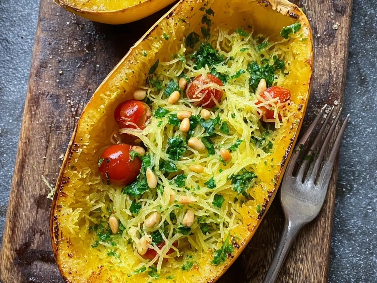 Easy Spaghetti Squash: Roasted Garlic & Herb Delight - Image 2