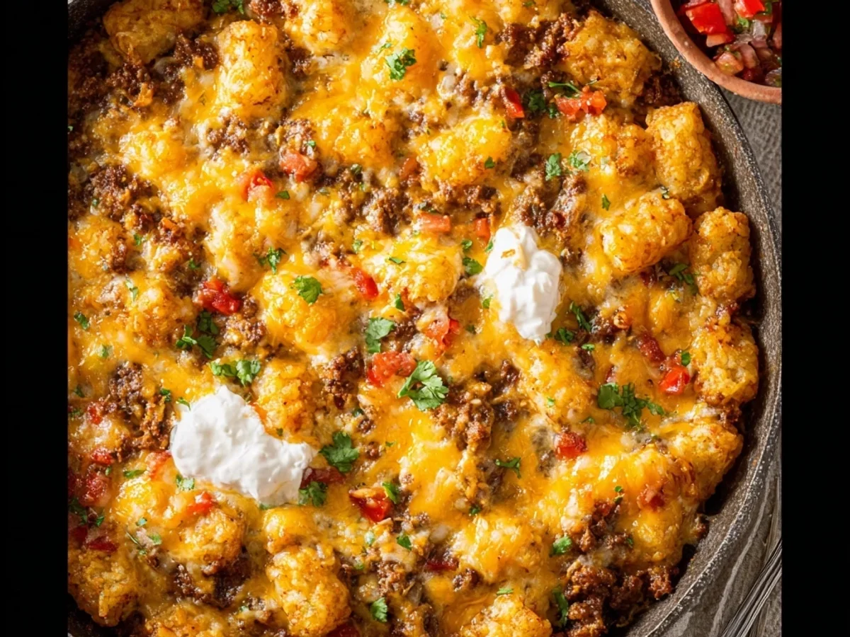 Easy Taco Tater Tot Casserole: Cheesy, Crispy Comfort - Image 2