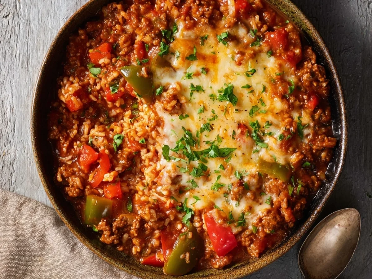 Easy Unstuffed Peppers Dinner: A Hearty Weeknight Bowl - Image 1
