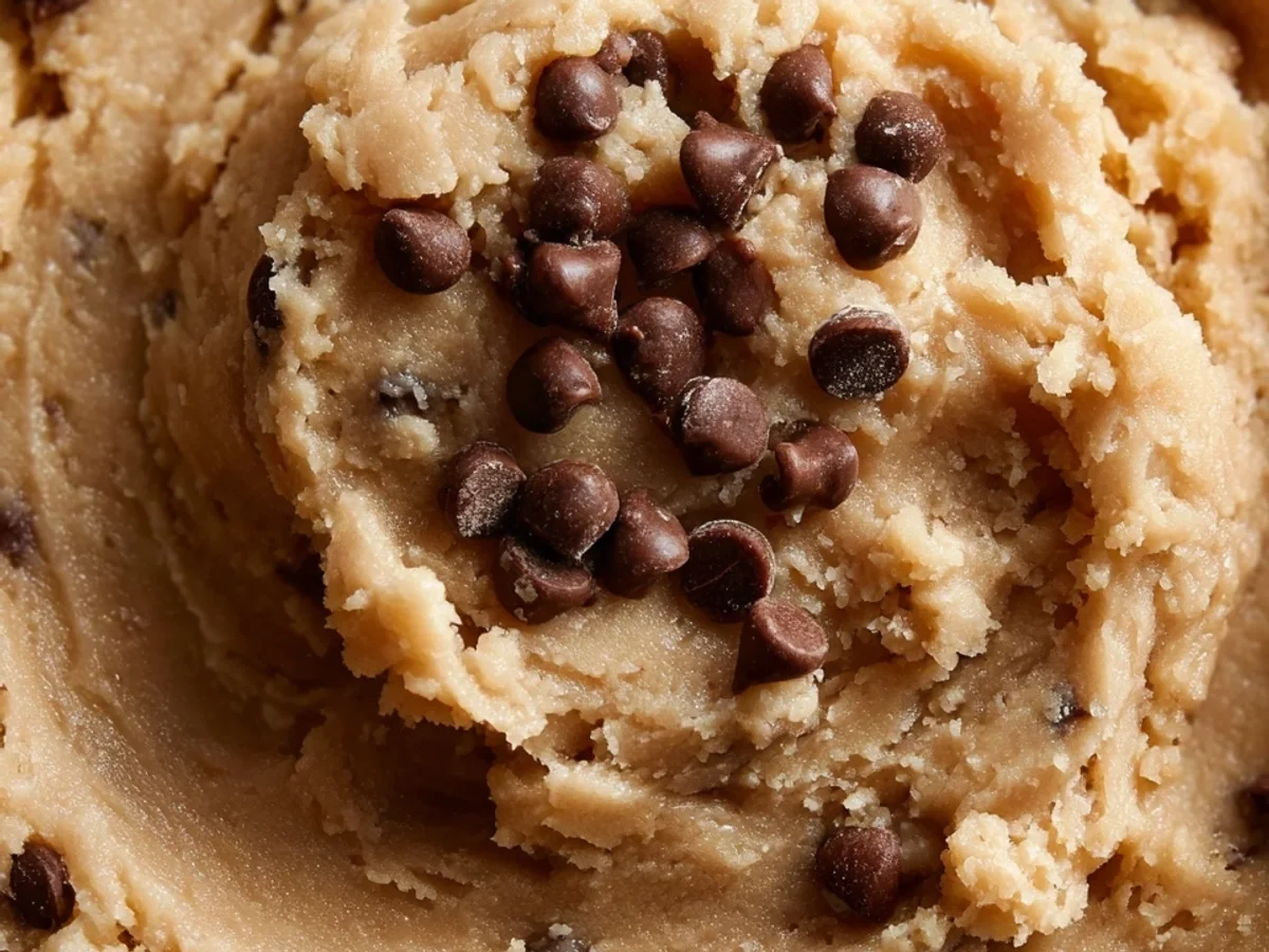 Edible Cookie Dough for One: Quick & Easy No-Bake Treat - Image 1
