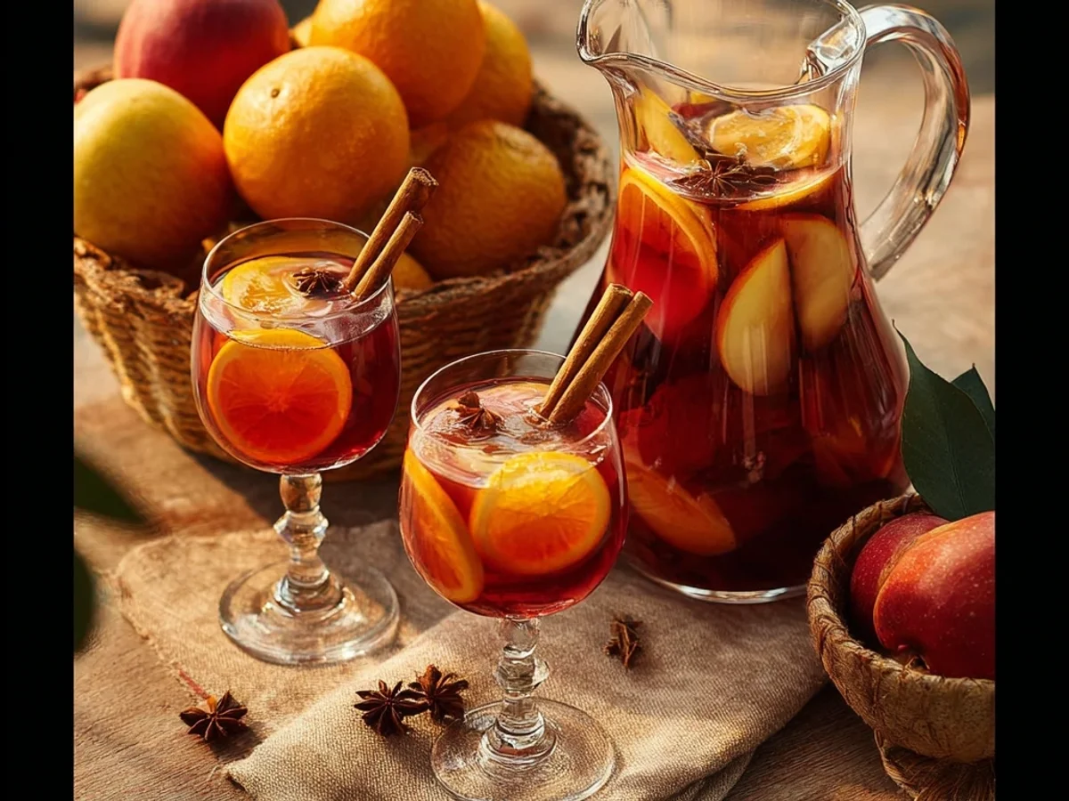 Fall Sangria with Apple Cider: A Crisp Autumn Sip - Image 1