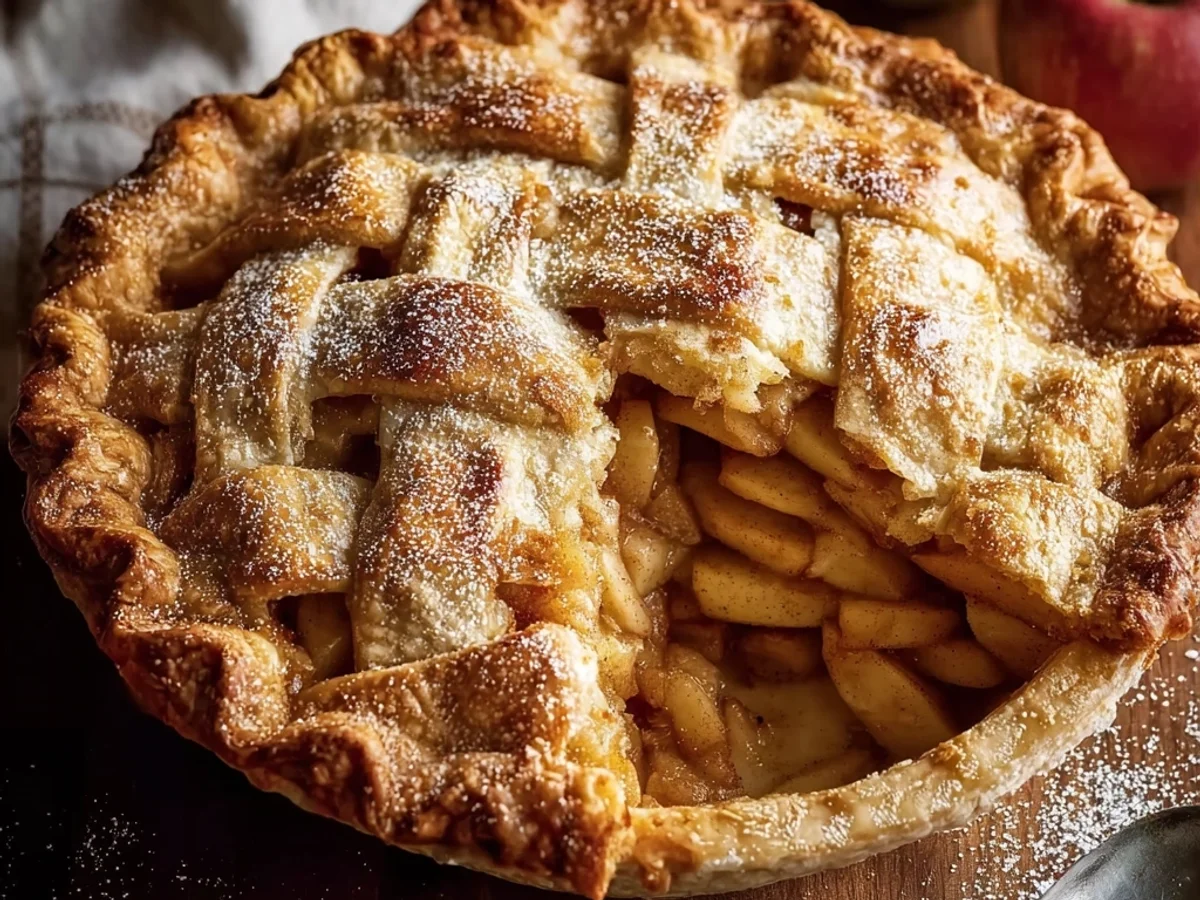 Flaky Apple Pie Recipe: Homestyle Comfort with Crisp Crust - Image 1