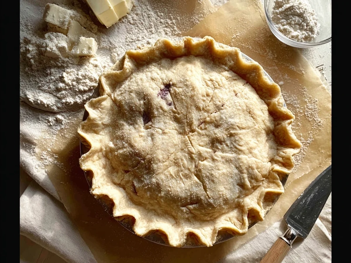 Flaky Homemade Pie Crust: Your Simple Kitchen Secret - Image 1