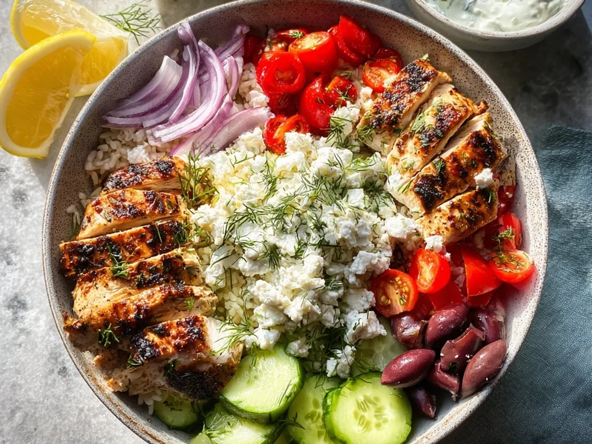 Flavorful Greek Chicken Bowls: Healthy Everyday Meal - Image 2