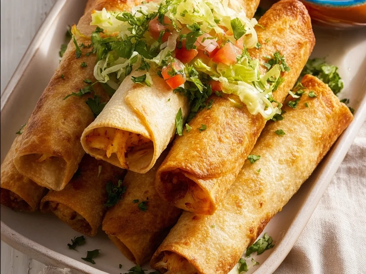 Flavorful Quick Easy Chicken Flautas: A Speedy Dinner - Image 2