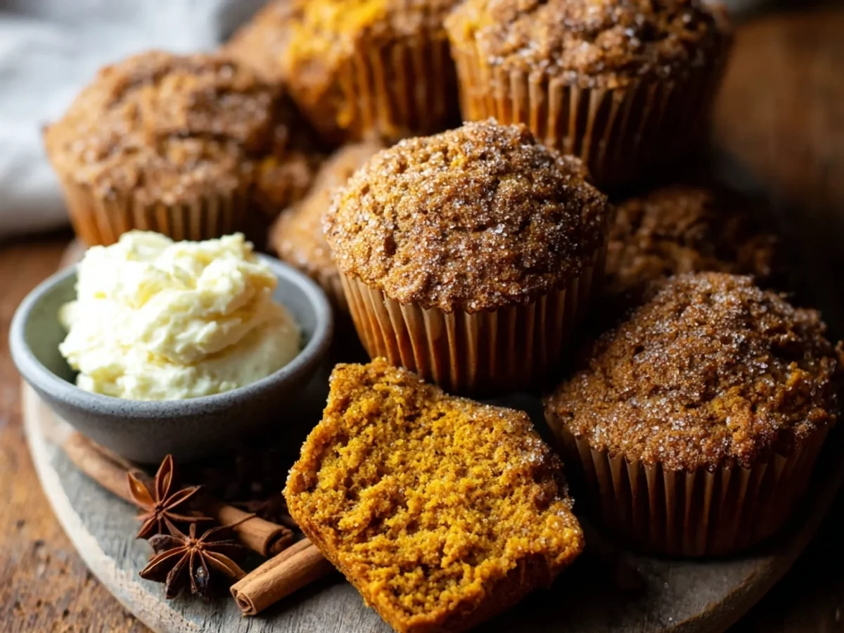 Fluffy Moist Spiced Pumpkin Muffins: A Fall Morning Staple - Image 2
