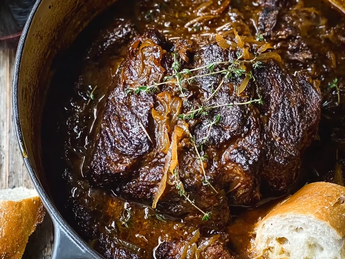 French Onion Pot Roast: Rich, Savory Slow-Cooked Meal - Image 1