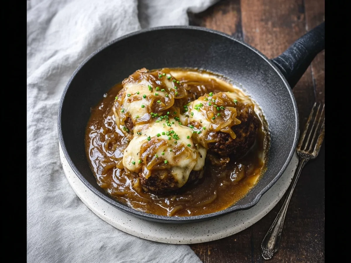 French Onion Salisbury Steak: Rich & Tender - Image 2