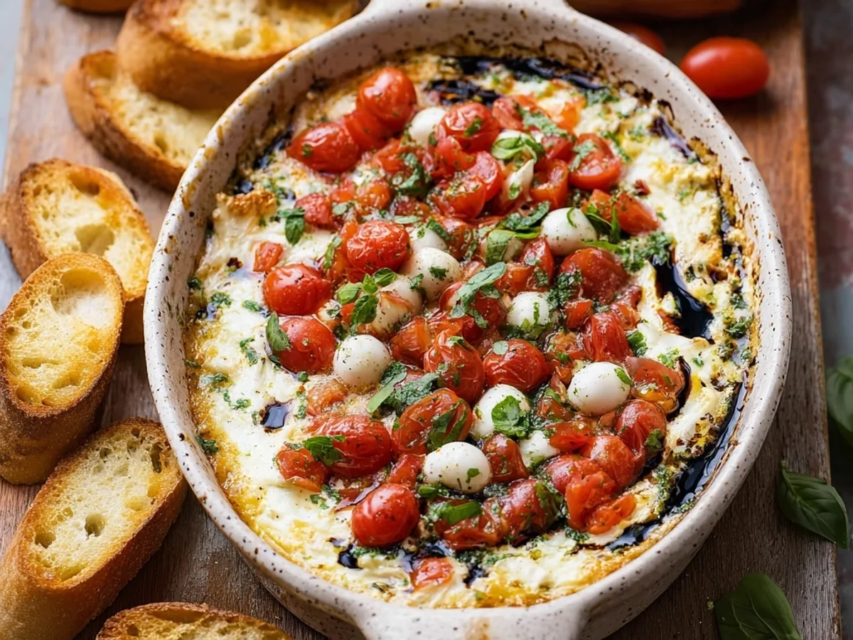 Fresh Caprese Dip Recipe: Simple & Flavorful - Image 1