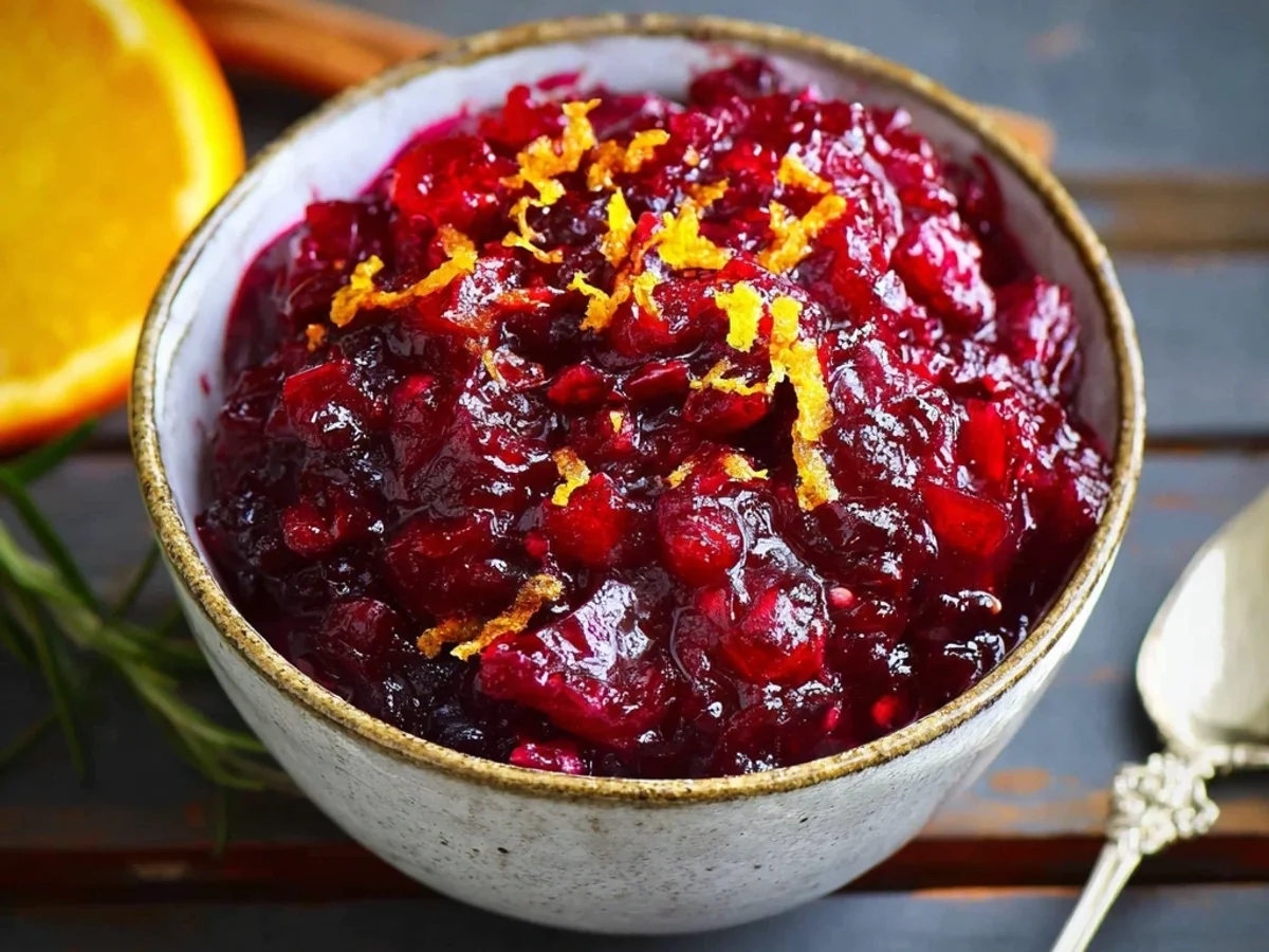 Fresh Cranberry Orange Sauce: Tangy & Bright - Image 1