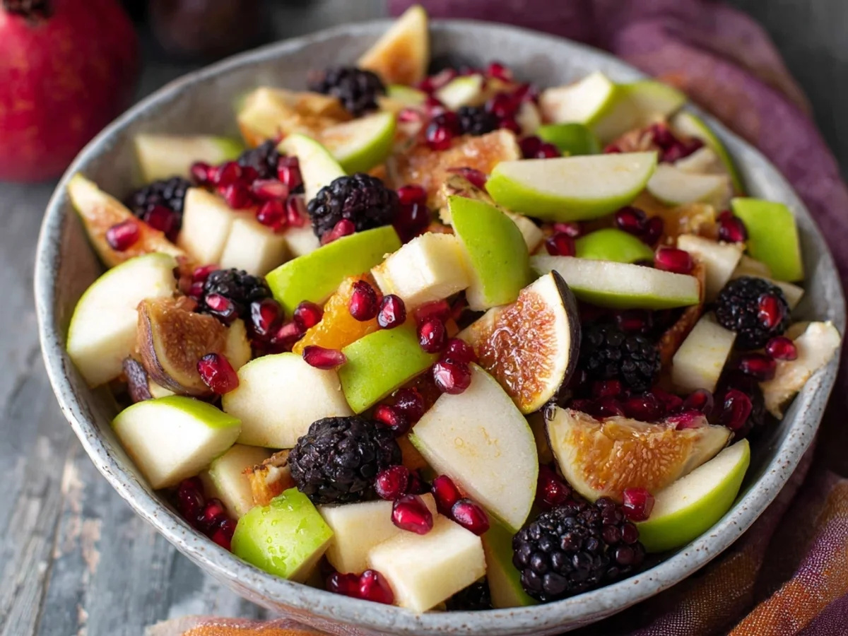 Fresh Fall Fruit Salad Recipe: Crisp & Sweet Harvest Bowl - Image 1
