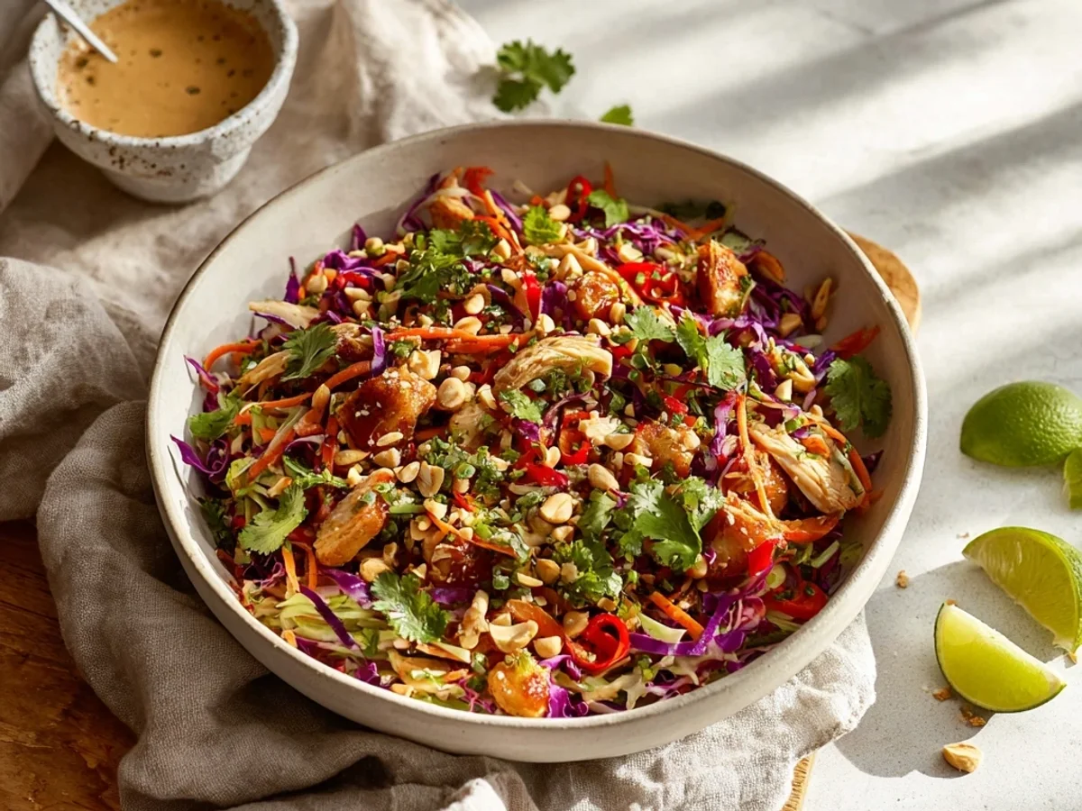 Fresh Peanut Chicken Crunch Salad: My Zesty Lunch - Image 2