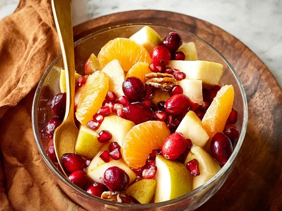 Fresh Thanksgiving Fruit Salad with Honey-Lime Dressing - Image 1